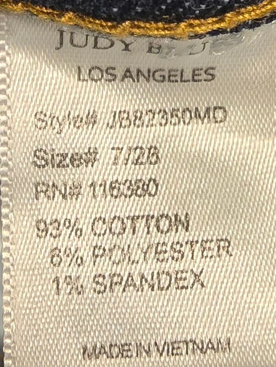 Judy Blue Non Distressed Bootcut Jeans Size 7/28 - Picture 7 of 7